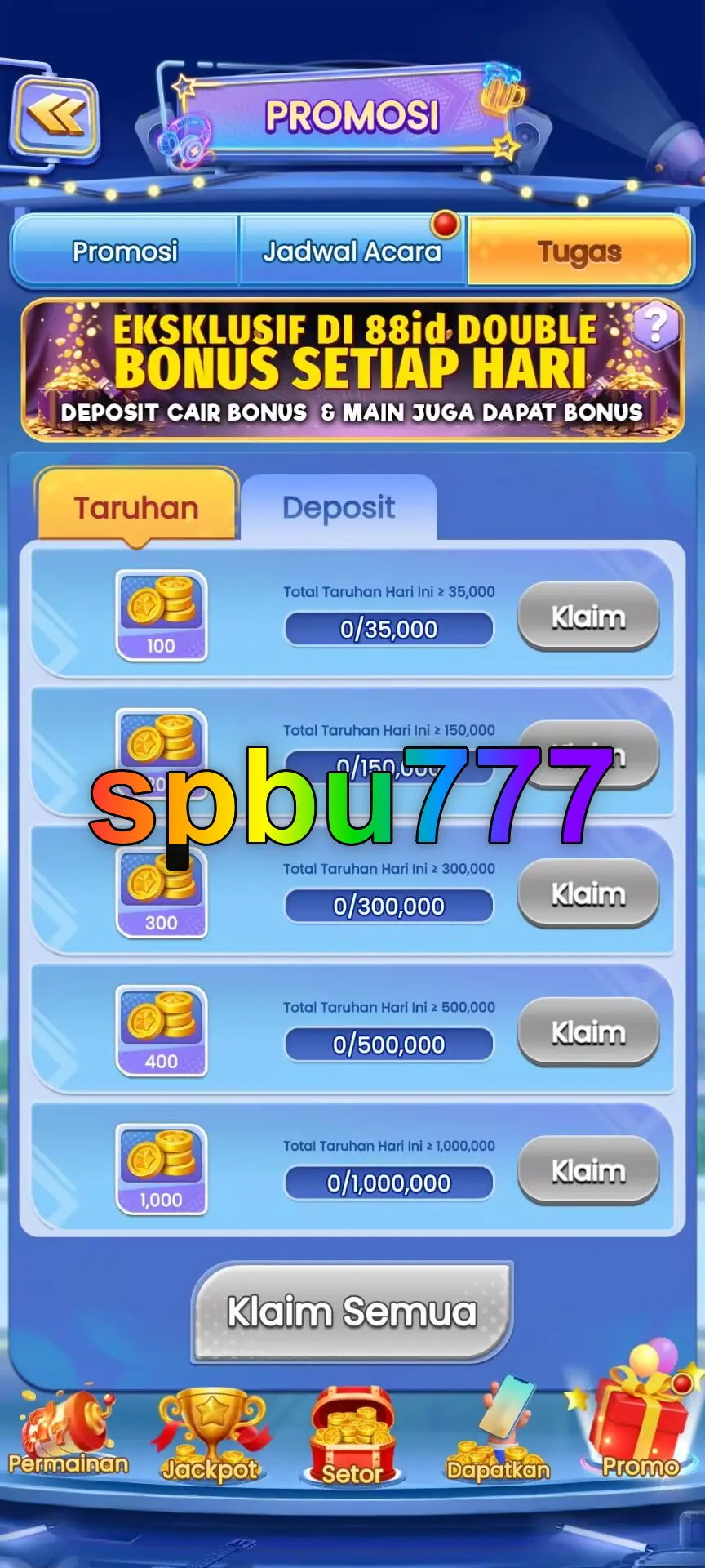 spbu777 Masuk